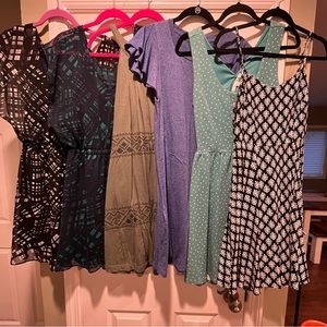 Set of Six Stylish Dresses